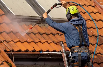 Démoussage et hydrofuge de toiture à Bermeries